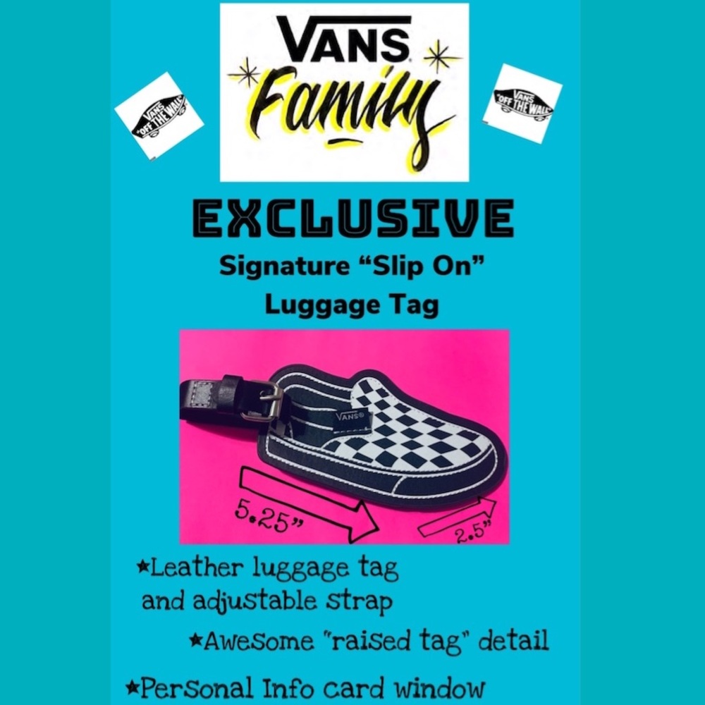 VANS FAMILY EXCLUSIVE - Leather Luggage Tag
